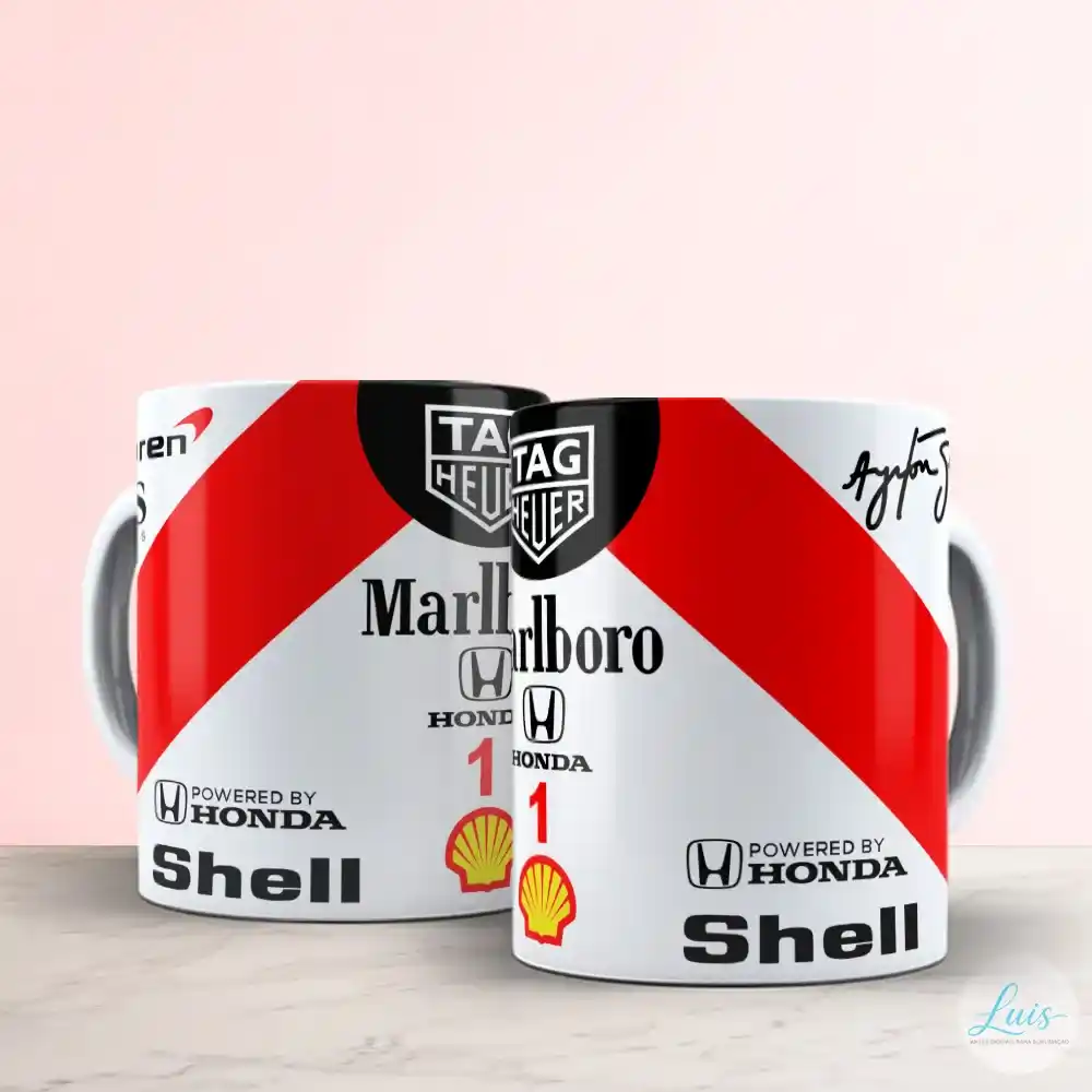 Arte Para Caneca Ayrton Senna Mc Laren – Arquivo Digital Sublimação - Imagem 2
