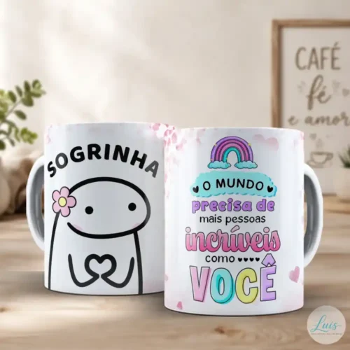 Arte Para Caneca Flork Sogrinha – Arquivo Digital Sublimação